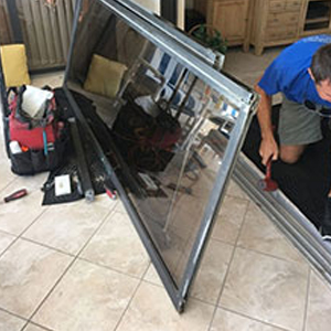 sliding glass door frame repair Lehigh Acres